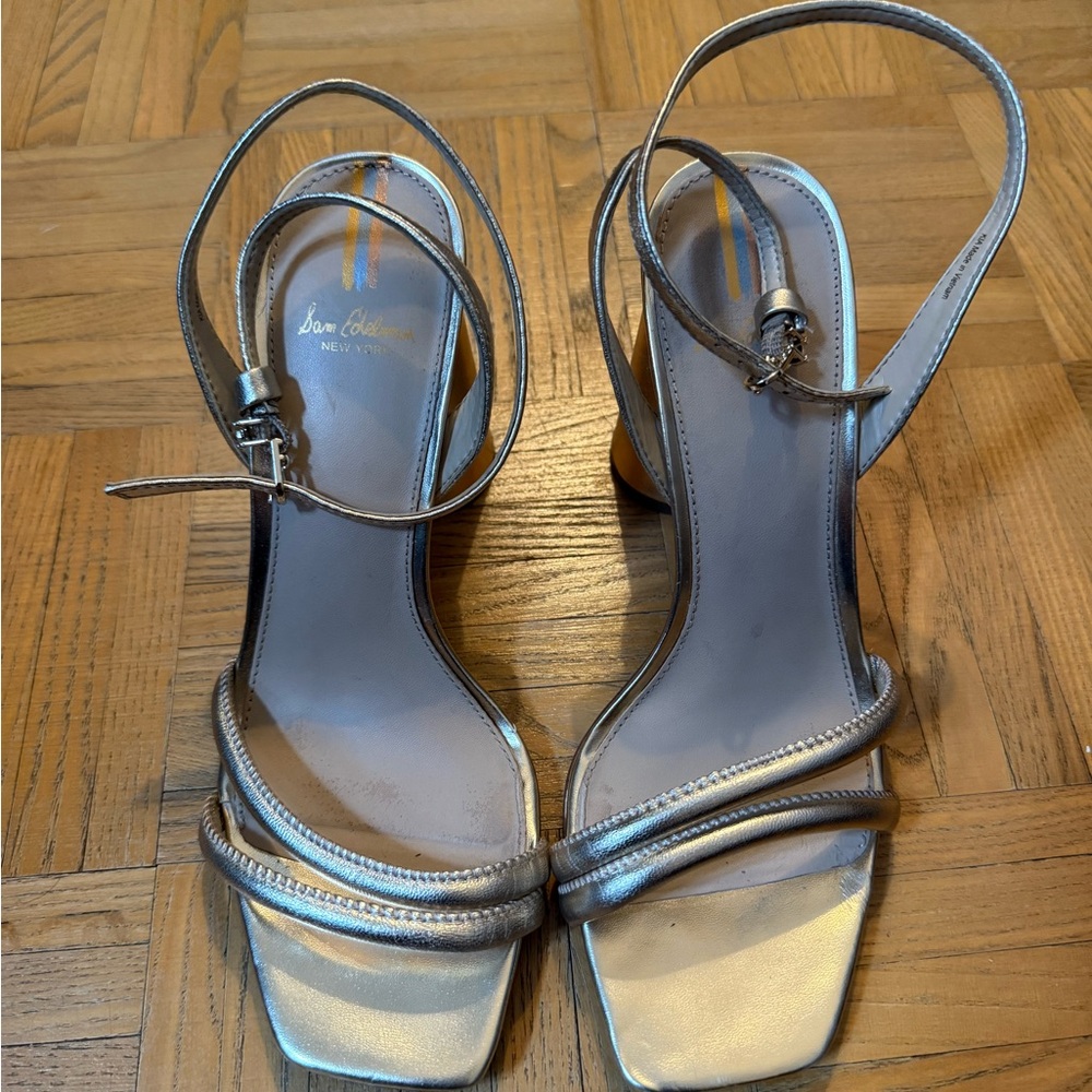 Sam Edelman Kia Gold Heels - worn twice
